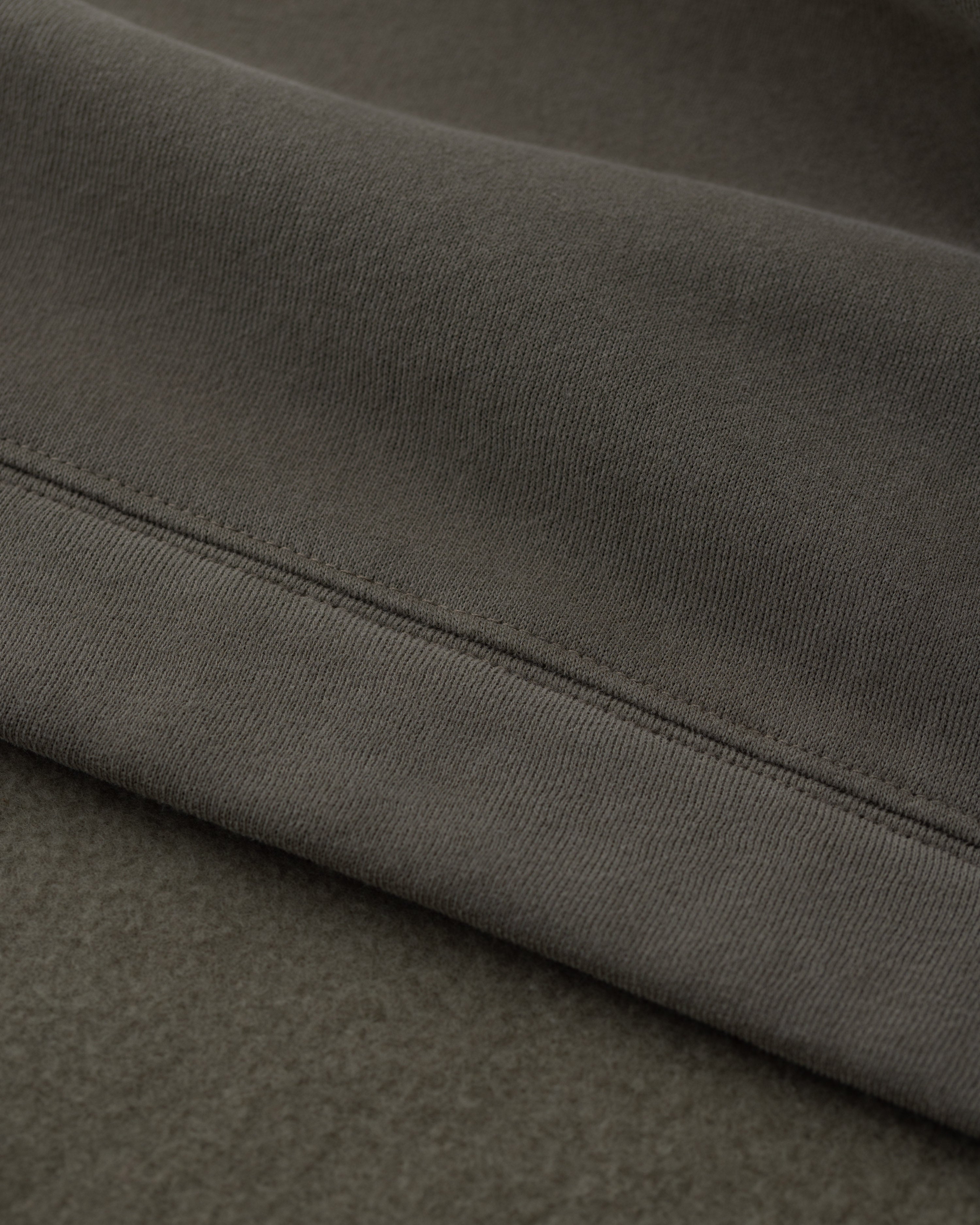 Cropped Fleece Hoodie