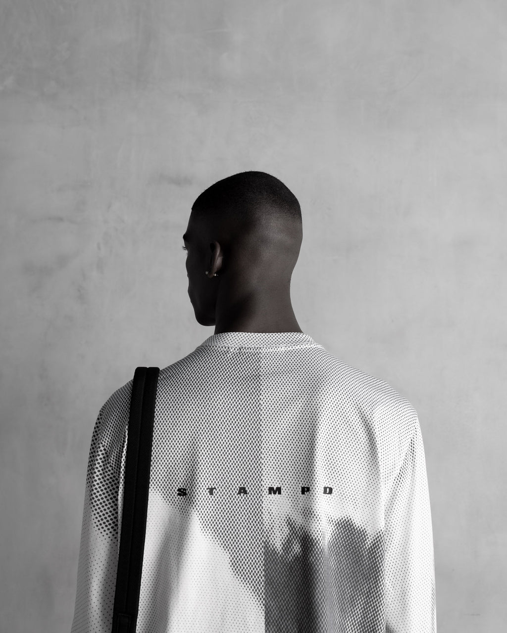 Black Wave LS Relaxed Tee