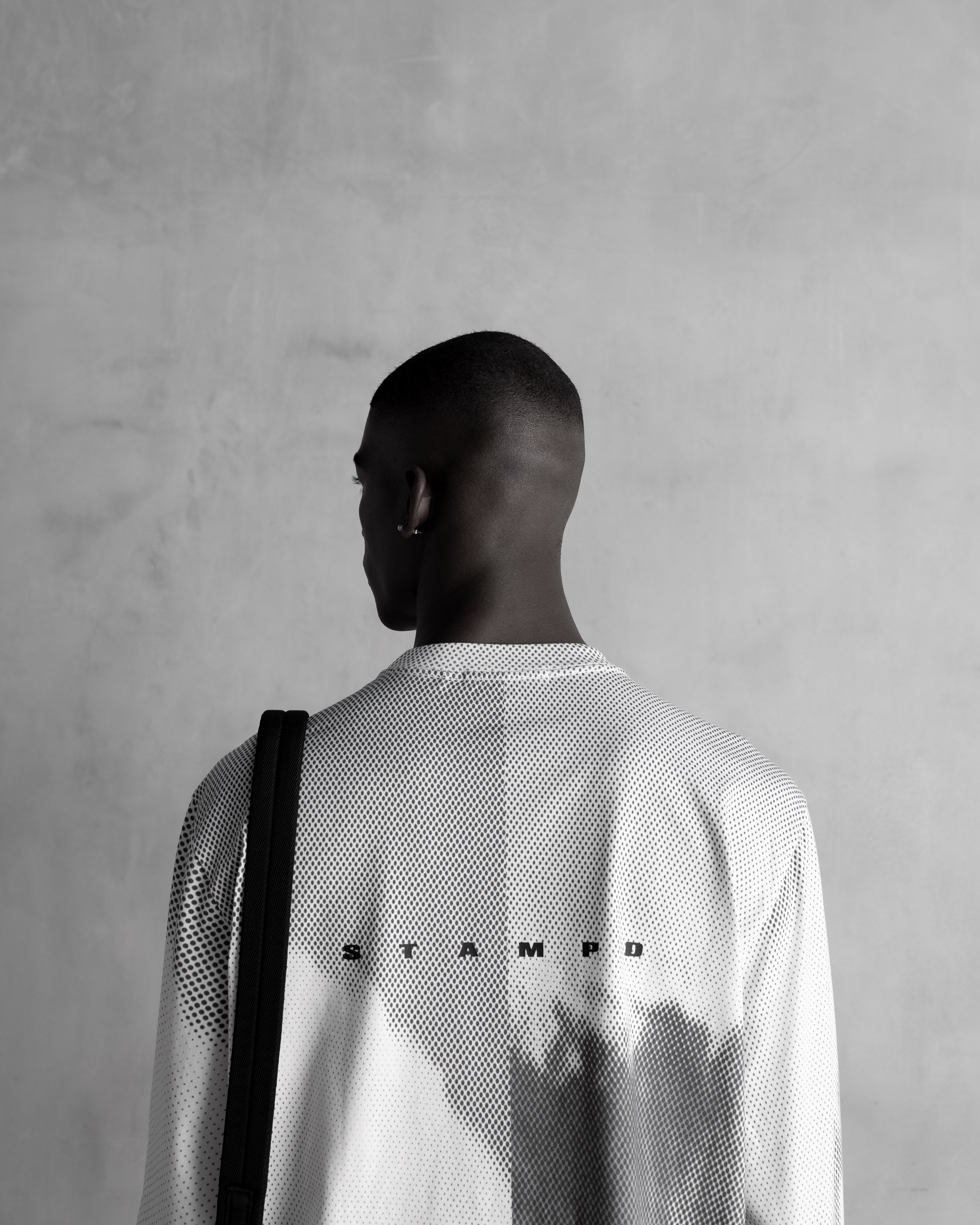 Black Wave LS Relaxed Tee